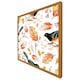 image 1 of Birds & leaves in autumn (Picutre Frame) Brown | Oak | M