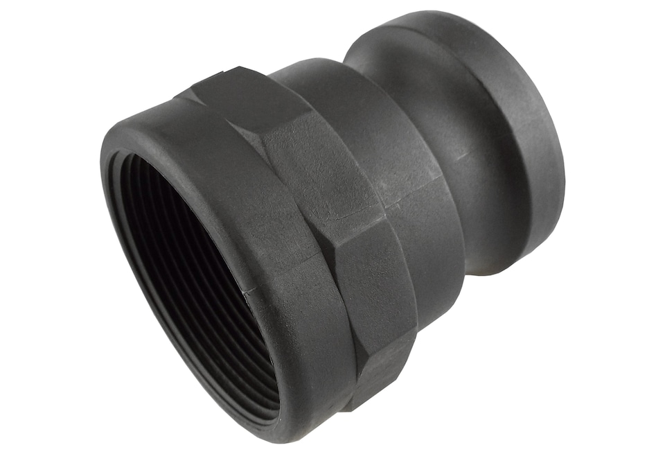 image 1 of 1/2" Camlock Coupling Type A, Polypropylene Male Adapter to BSP Female Thread