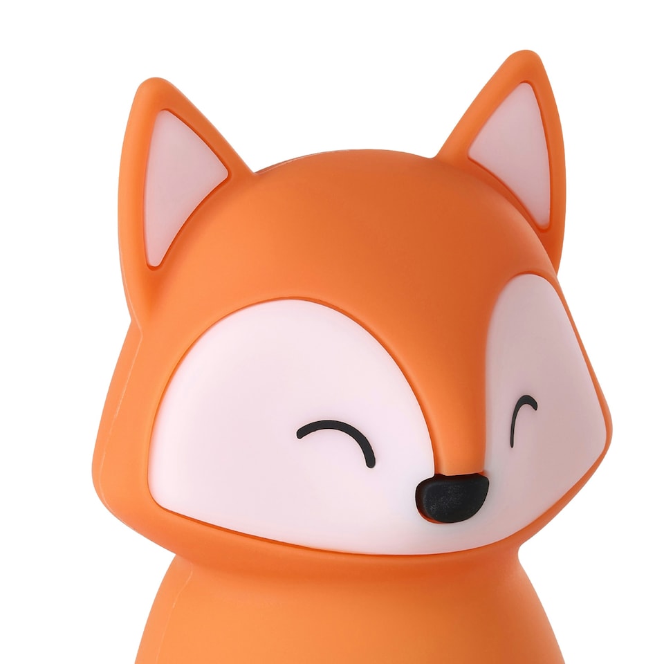 image 1 of EGLO Castellino Fox Night Light Table Lamp for Kids