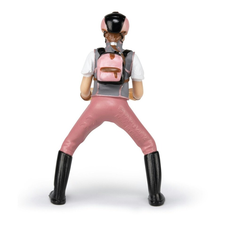 image 1 of PAPO Horse and Ponies Young Trendy Riding Girl Toy Figure