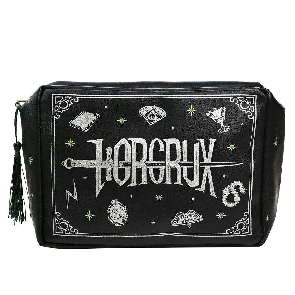 image 1 of Warner Bros Harry Potter Dark Arts Wash Bag - Horcrux Black
