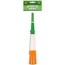 Horn Green/white/orange 38cm W/green String