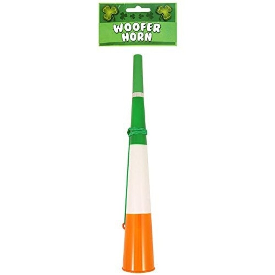 image 1 of Horn Green/white/orange 38cm W/green String