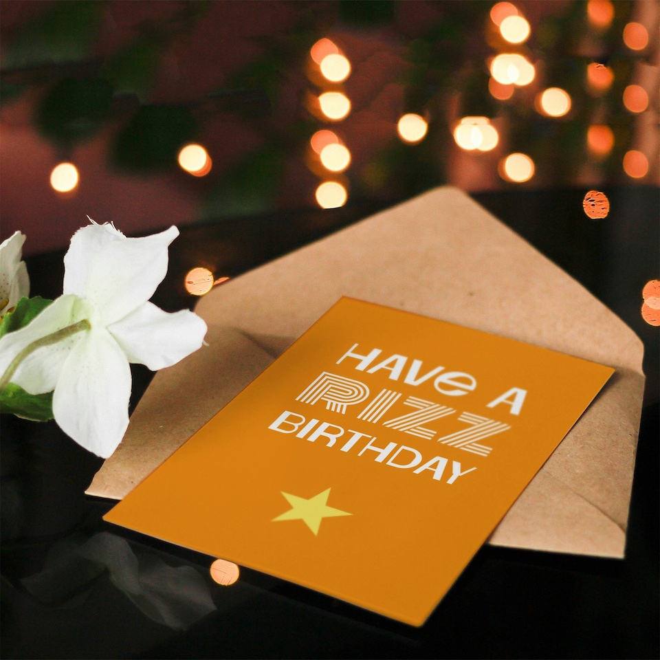 image 1 of Birthday Card Have A Rizz Birthday Playful Youth Culture Slang