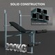 image 5 of HOMCOM Adjustable Multi Gym Weight Bench Barbell Stand Chest Leg Abs Training