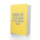 image 2 of Cheer Up Not Dead Yet Retro Yellow Her Funny Birthday Card