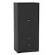 image 10 of Vida Designs Altino 2 Door 2 Drawer Black Wardrobe with Hanging Rail - H: 170cm x W: 77cm x D: 53cm