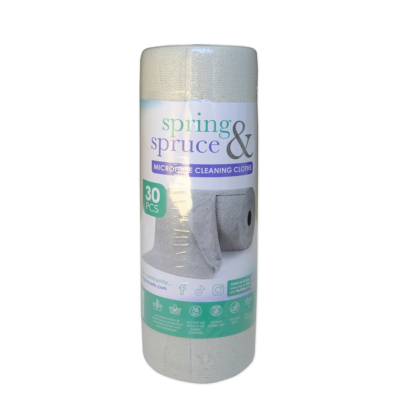 Drew&Cole Microfibre Cloths - Roll 30
