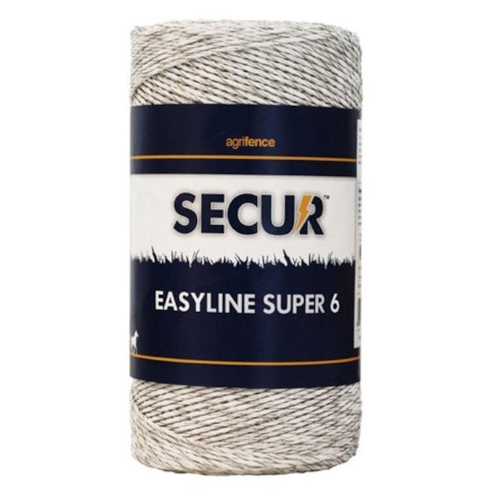 image 1 of Agrifence Easyline SUPER 6 Polywire - White - 250m