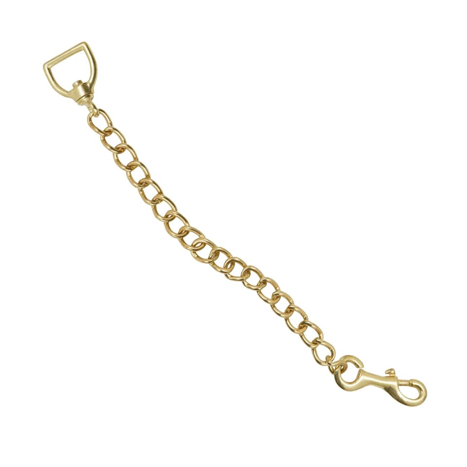 image 1 of Shires Horse Newmarket Chain - Brass - 24in