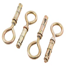 4 Piece 10mm closed hook bolts - S5970