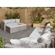 image 4 of 8 Seater Multifunction Flat Wicker Weave Garden Sofa Set