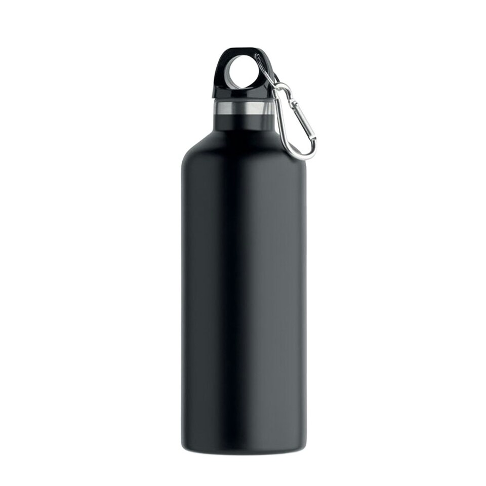image 1 of MidOcean Carabi Double-Walled 500ml Bottle - Black - One Size Black | One Size
