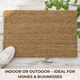 image 7 of Coir Door Mat Heavy Duty Non-Slip - 1m x 1.75m - 17mm Thick Entrance Matting | Brown | 1M x 1.75M | 1