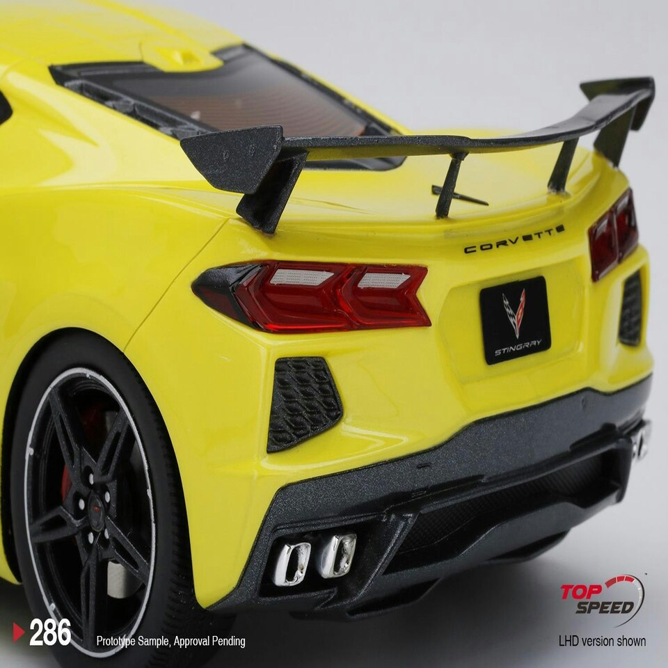 image 1 of Chevrolet Corvette Stingray IMSA GTLM Championship Ed Accelerate Yellow 1:18 TSM TS0389