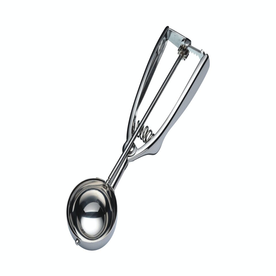 image 1 of KitchenCraft Ice Cream Scoop Silver Stainless Steel 40ml