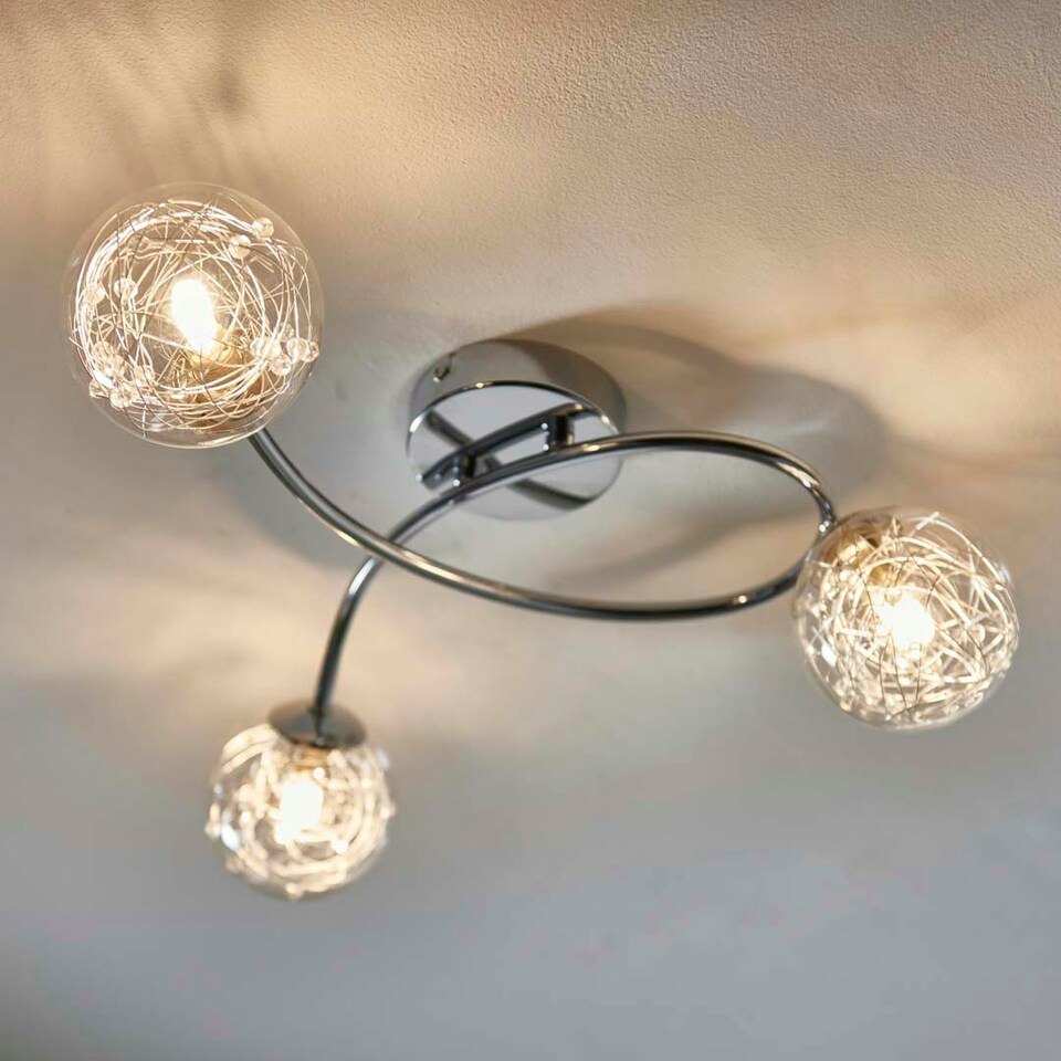 image 1 of Jaymie 3 Light - Chrome