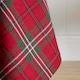 image 4 of Homescapes Red Prince Edward Tartan Christmas Tablecloth - 137 x 178 cm | Red | 137cm x 178cm (54" x 70")