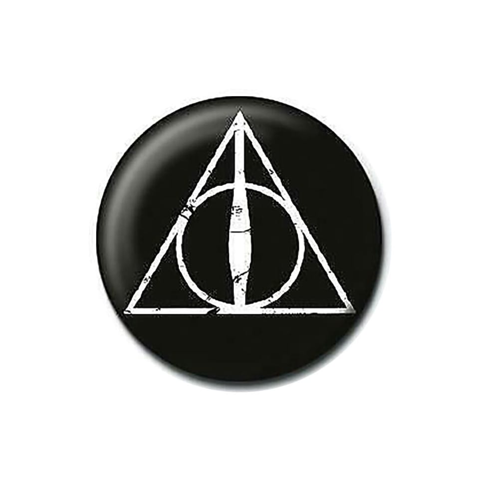 image 1 of Harry Potter Badge Set (Set Of 5) - Black/Blue/Yellow - One Size