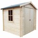 image 1 of Bradley 19 mm Log Cabin 8 x 8 Feet Brown