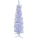 image 1 of 5ft (150cm) White Pencil Pine Christmas Tree with 236 Tips