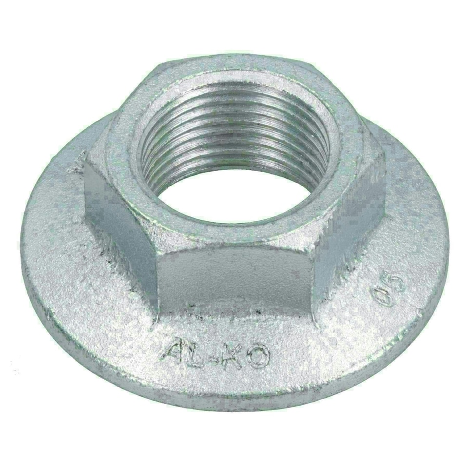 image 1 of M24 x 1.5mm One Shot ALKO Nut Trailer Axle Hub Brake Drum Knott BPW 2pc