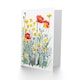 image 2 of Greeting Card Red Poppies and Yellow Marigolds Wildflower Field