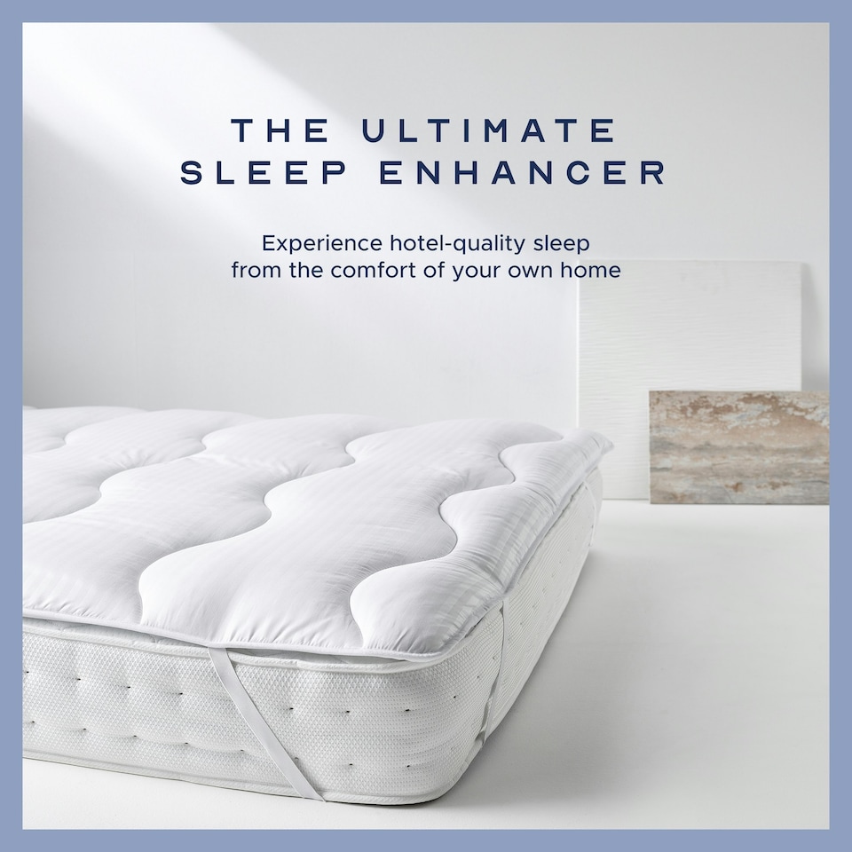 image 1 of Snuggledown Scandinavian Hollowfibre Mattress Topper, Super King