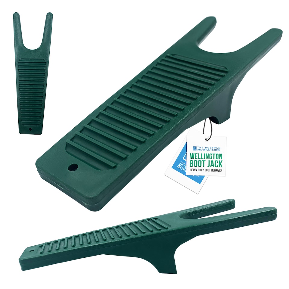 image 1 of Welly Boot Remover Boot Jack with Scraper Durable Puller for Muddy Boots