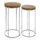 image 1 of Interiors by Premier Agra Set Of 2 Round Side Tables