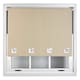 image 1 of FURNISHED Blackout Roller Blinds with Large Square Eyelets Made to Measure Window Shade | Brown | Cappuccino | (W) 210cm x (L) 165cm
