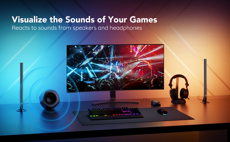 image 1 of Govee Smart Gaming Light Bars