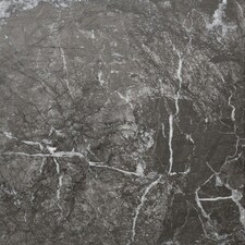 NOVECRAFTO Self Adhesive Vinyl Floor Tiles - 12x12 in (30.5x30.5cm) - Waterproof 1.5mm Thick Peel & Stick Flooring - Luxe Marble Effect for Kitchen Black | 1.8 sqm