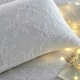 image 3 of furn. Snowflake Tufted 100% Cotton Super King Duvet Cover Set
