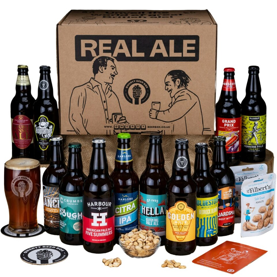 image 1 of Deluxe British Real Ale Cheers Dad Beer Gift 12x500ml