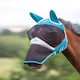 image 6 of Shires Fine Mesh Fly Mask with Ears & Nose Black | X-Small Pony
