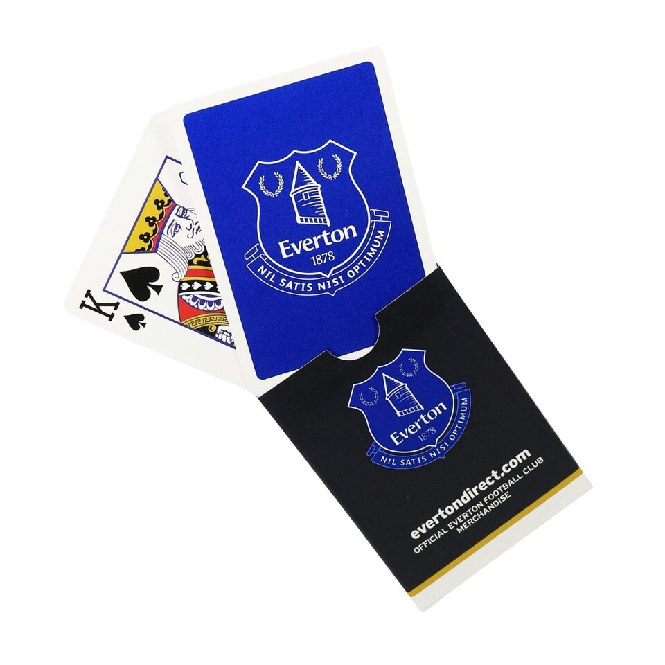 image 1 of Everton FC Playing Card Deck - Navy/White - One Size