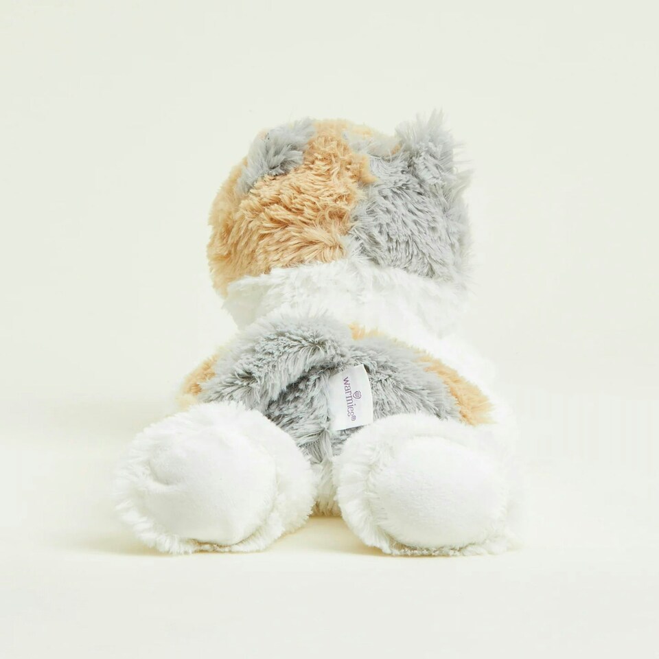 image 1 of Warmies Plush Ginger Cat Microwavable Weighted Teddy