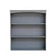 image 3 of Grey Wall Mounted Shelves Painted 3 Book Shelves Ideal for Kids Bedroom Kitchen | Grey
