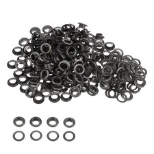 10mm Eyelets with Washers Durable Iron Grommets for DIY Project-100pcs