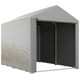 image 1 of Outsunny 1.6 x 2.2m Garden Storage Shed Portable Shed Tent, Light Grey Grey | Light Grey