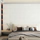 image 2 of Living and Home 10 Pcs Peel and Stick Marble Wall Tile | White