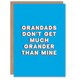 image 1 of Fathers Day Don't Get Much Grander Than Mine Dad Card