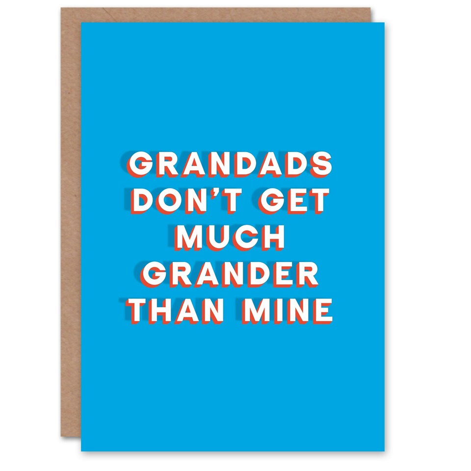 image 1 of Fathers Day Don't Get Much Grander Than Mine Dad Card