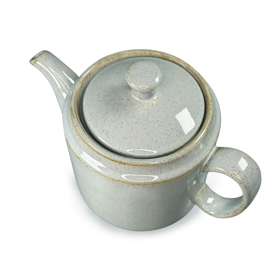 image 1 of Scandi Home 1L Frederiksberg Duck Egg Blue Teapot with Stainless Steel Infuser
