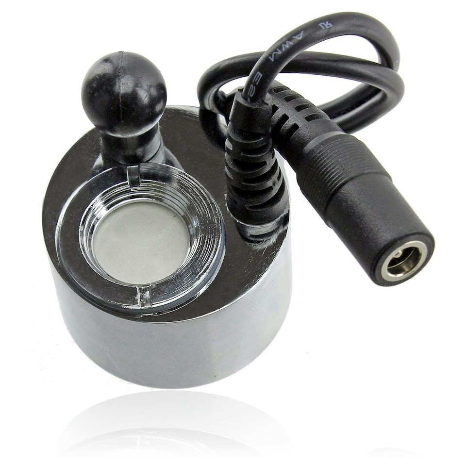 image 1 of SPARES2GO Glass Opti-Myst Heater Disk Transducer Spare Disc + Removal Tool compatible with Dimplex Electric Wall Fire