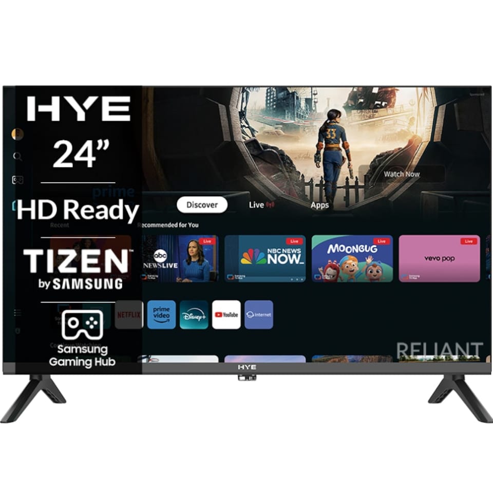 image 1 of HYE 24" HD Ready Tizen OS WiFi Frameless Smart TV - 24HDS1008