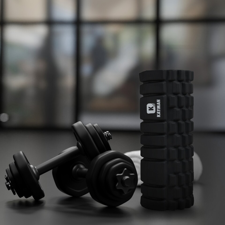 image 1 of Kayman High Density Foam Roller for Deep Tissue Muscle Recovery