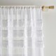 image 2 of Pineapple Elephant Izmir White Tab Top Voile White | 55x48"