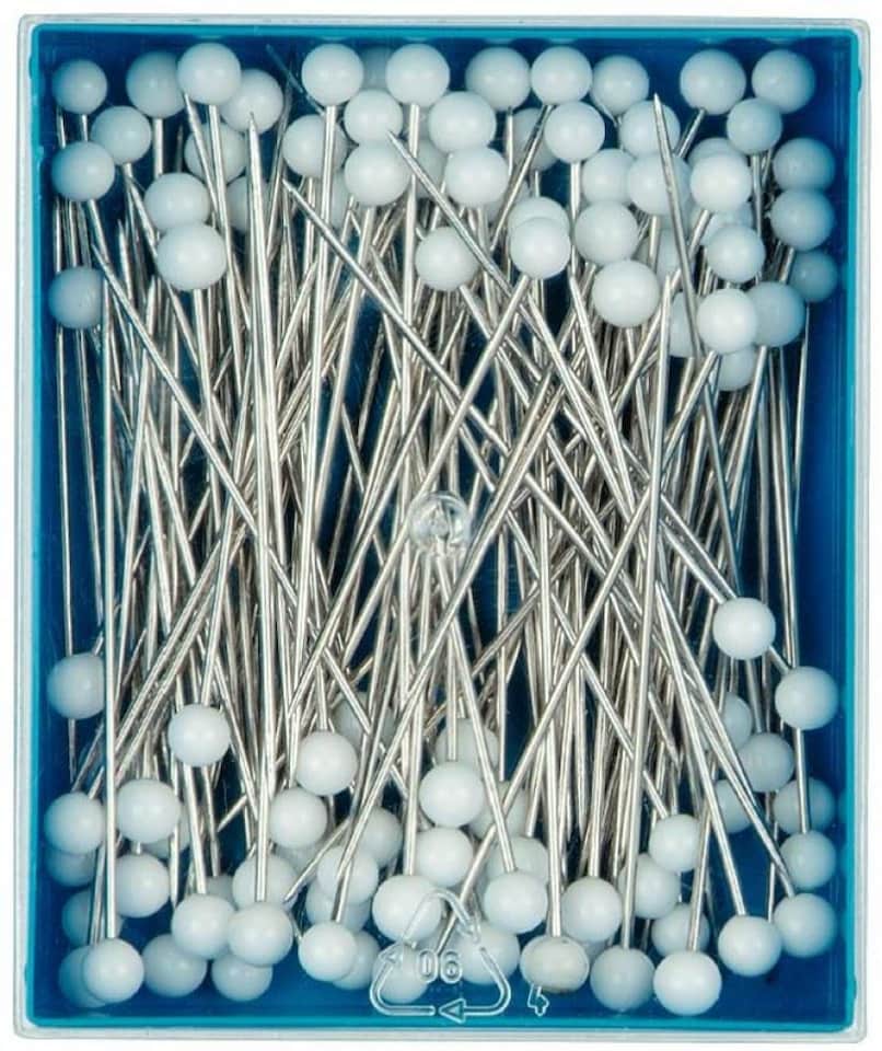 Prym Glass Headed Pins 30g 4.8cm for Dressmaking - per pack